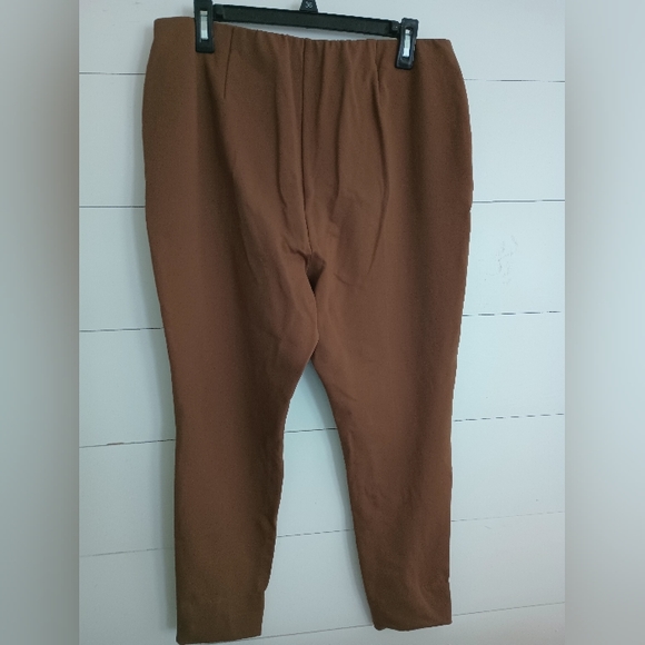 J. Jill pointe legging brown Large work wear high rise minimalist - Picture 2 of 4